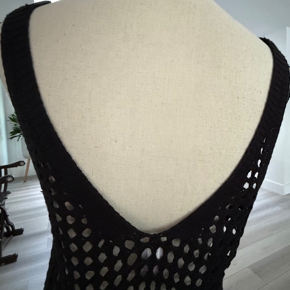 Shade & Shore Crochet Beach Coverup Size M - Picture 6 of 8
